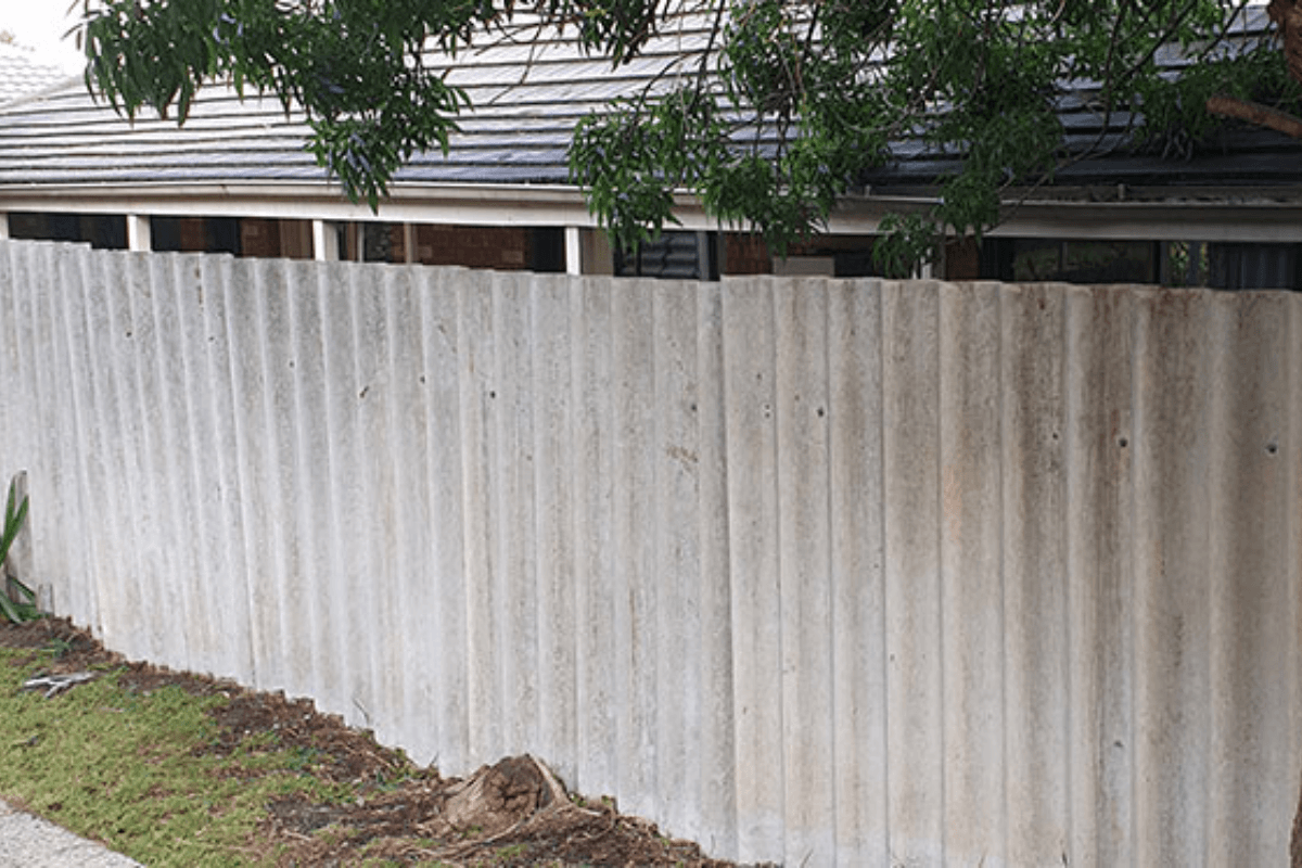Asbestos Fence Removal