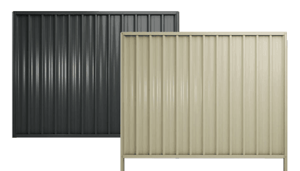Colorbond Fencing Panel – 2.4m (3 sheets, 2 posts, 2 rails)