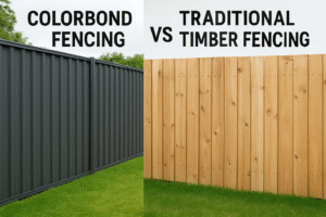 Colorbond Fencing vs Traditional Timber Fencing